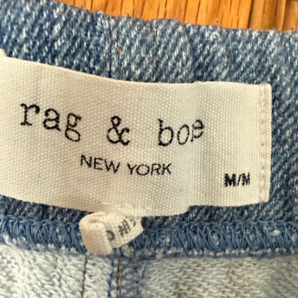 rag & bone Women's Miramar Straight Leg Jeans - Blue - Picture 4 of 9